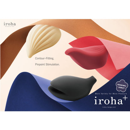 Iroha - Plus Kushi Pengecas Boleh Dicas semula Penggetar Klitoris Silikon