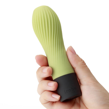 Iroha - Pengurut Titik G Silikon Beralur Matcha Zen