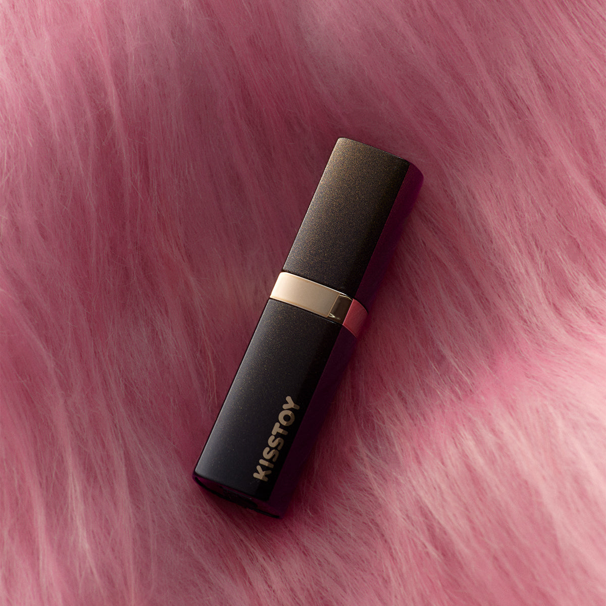 KissToy - Bobo Lipstick App-Controlled Clitoral Sucking Massager Black