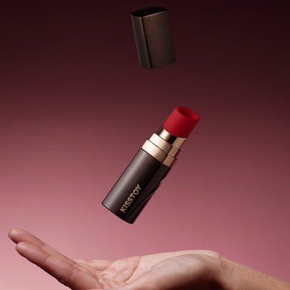KissToy - Bobo Lipstick App-Controlled Clitoral Sucking Massager Merah