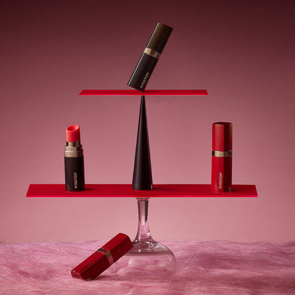 KissToy - Bobo Lipstick App-Controlled Clitoral Sucking Massager Merah