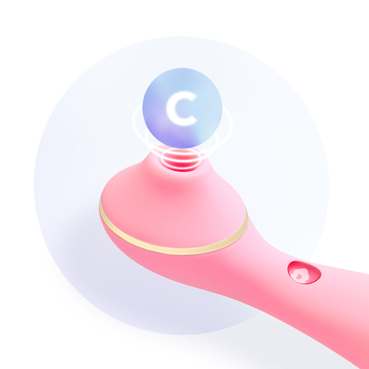 KissToy - Polly Plus 2in1 Sucking Clitoral Vibrator Blue