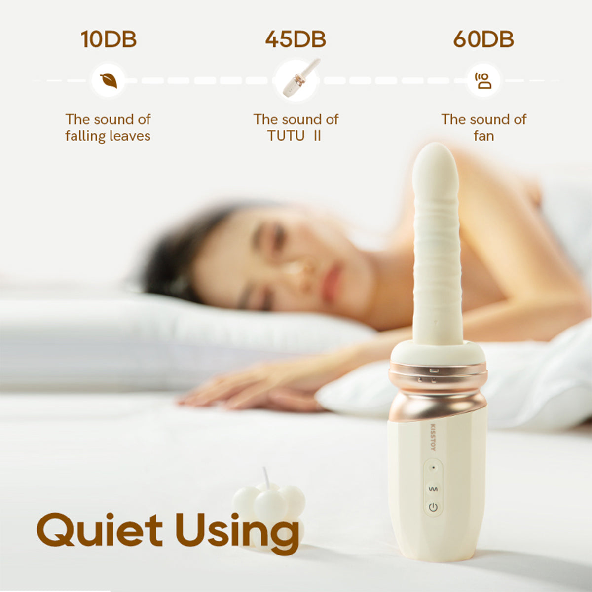 KissToy - Tutu II App-Controlled Thrusting Mini Sex Machine