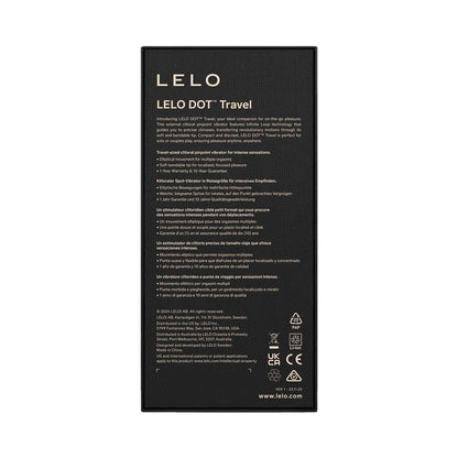 Lelo - Dot Travel Vibrator Titik Kelentit Boleh Cas Semula Merah Jambu