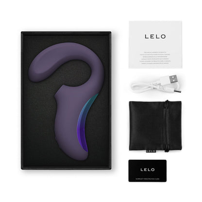 Lelo - Enigma Wave Triple Stimulation Sonic Massager Ungu Siber
