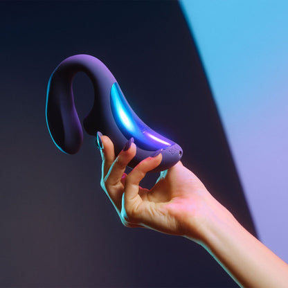 Lelo - Enigma Wave Triple Stimulation Sonic Massager Ungu Siber