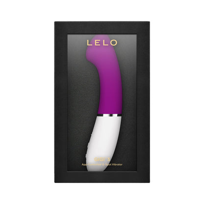 Lelo - Gigi 3 Vibrator Titik G Kawalan Aplikasi Deep Rose