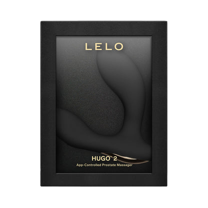 Lelo - Perangsang Prostat Kawalan Aplikasi Hugo 2 Hitam