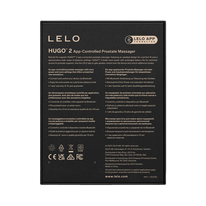 Lelo - Alat Urut Prostat Kawalan Aplikasi Hugo 2 Hijau