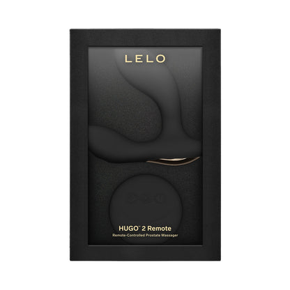 Lelo - Hugo 2 Perangsang Prostat Kawalan Jauh Hitam