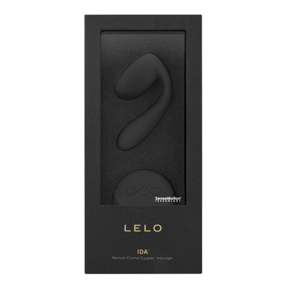 Lelo - Ida Alat Getar Pasangan Berputar Boleh Dicas Kawalan Jauh Hitam