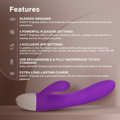 Lelo - Penggetar Arnab Kawalan Aplikasi KAYA Originals