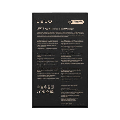 Lelo - Liv 3 Pengegar Titik G Boleh Dicas semula Rose Tua