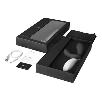 Lelo - Loki Wave Alat Urut Prostat Boleh Dicas Semula (Hitam Obsidian)