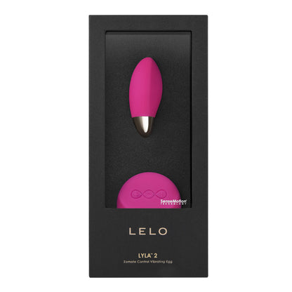 Lelo - Lyla 2 Sensemotion Alat Penggetar Peluru Kawalan Jauh Merah Jambu Panas