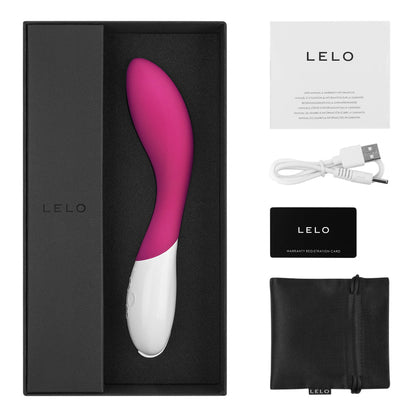 Lelo - Mona 2 Alat Penggetar G-Spot Boleh Cas Semula Merah Jambu Panas