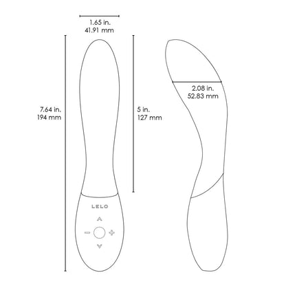 Lelo - Penggetar G Spot Boleh Dicas Mona Wave Hitam