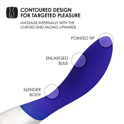 Lelo - Perangsang G-Spot Boleh Dicas Mona Wave Biru