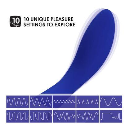 Lelo - Perangsang G-Spot Boleh Dicas Mona Wave Biru