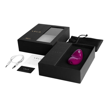 Lelo - Nea 2 Perangsang Kelentit Boleh Dicas Semula Mesra Perjalanan (Deep Rose)