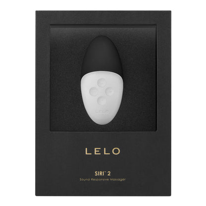 Lelo - Siri 2 Vibrator Klitoris Boleh Dicas Semula Responsif Bunyi Hitam