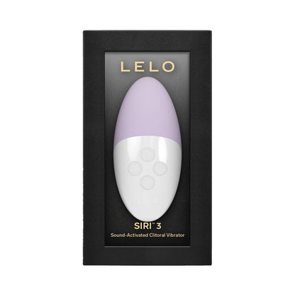 Lelo - Siri 3 Vibrator Klitoris Diaktifkan Bunyi Lavender Tenang