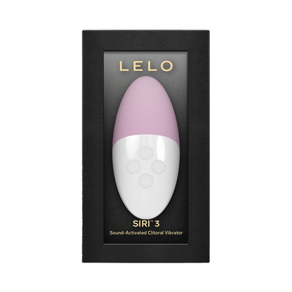 Lelo - Siri 3 Alat Penggetar Klitoris Diaktifkan Bunyi Merah Jambu Lembut