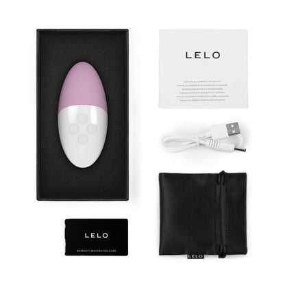 Lelo - Siri 3 Alat Penggetar Klitoris Diaktifkan Bunyi Merah Jambu Lembut