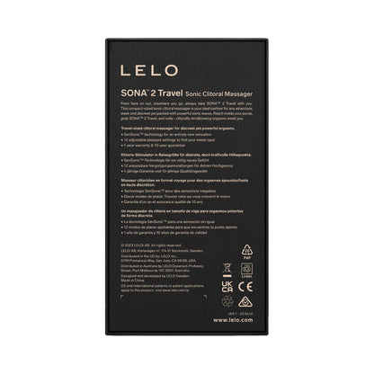Lelo - Sona 2 Pengurut Kelentit Sonic Perjalanan Merah Jambu