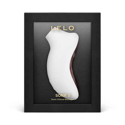 Lelo - Stimulator Klitoris Terkawal Aplikasi Sensonic Sona 3 Putih