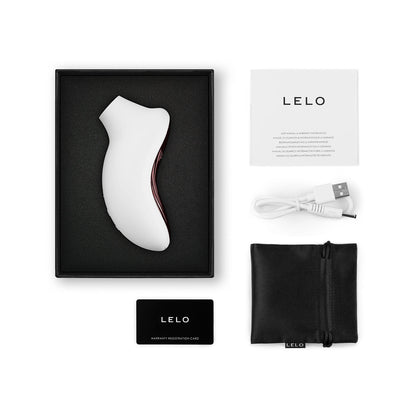 Lelo - Stimulator Klitoris Terkawal Aplikasi Sensonic Sona 3 Putih