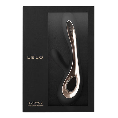Lelo - Penggetar Arnab Boleh Dicas Semula Mewah Soraya 2 Hitam