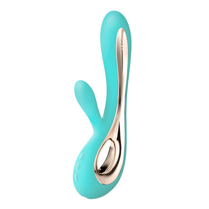Lelo - Soraya 2 Vibrator Arnab Boleh Dicas Semula Mewah (Akuatik)