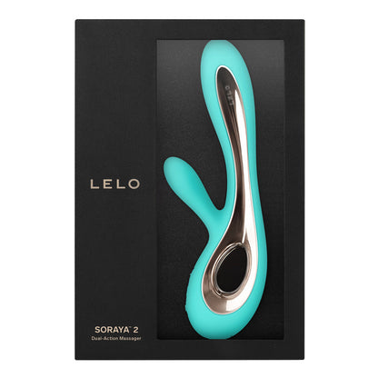 Lelo - Soraya 2 Vibrator Arnab Boleh Dicas Semula Mewah (Akuatik)