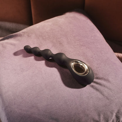 Lelo - Soraya Beads Rechargeable Silicone Anal Massager Violet Dusk