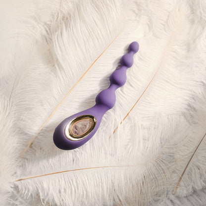 Lelo - Soraya Beads Rechargeable Silicone Anal Massager Violet Dusk
