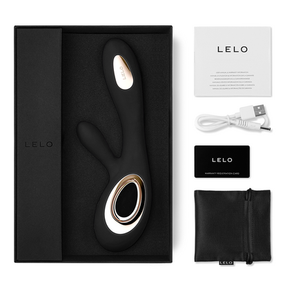 Lelo - Penggetar Arnab Soraya Wave (Hitam)