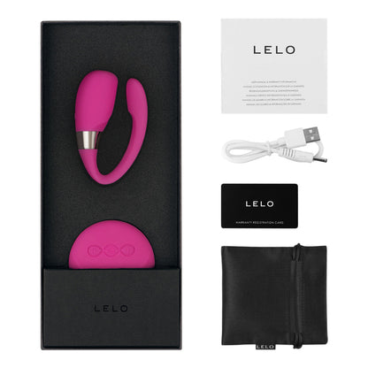 Lelo - Penggetar Pasangan Kawalan Jauh Tiani 3 Sensemotion (Ceri)