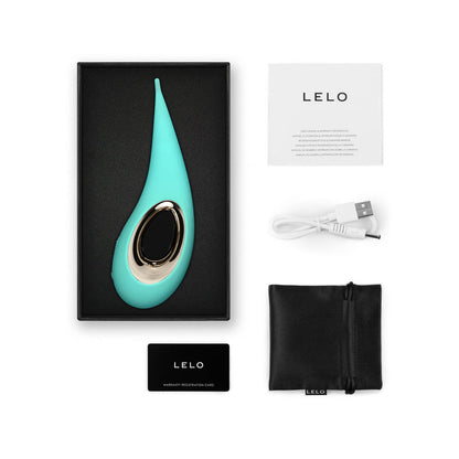 Lelo - Dot Pengecas Boleh Dicas semula Penggetar Titik Klitoris (Aqua)
