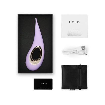 Lelo - Dot Pengecas Getaran Clitoral Ketepatan (Ungu Lembayung)