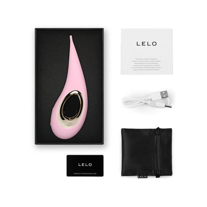 Lelo - Alat Getar Klitoris Tepat Boleh Dicas Dot (Merah Jambu)