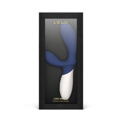 Lelo - Pengurut Prostat Bergetar Loki Wave 2 Berwarna Biru