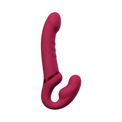 Lovense - Lapis Dildo Bertali Tanpa Tali Bergetar Dwihujung Fleksibel Kawalan Aplikasi