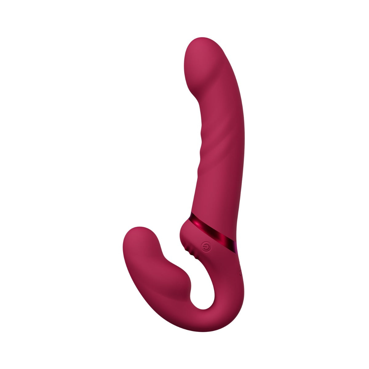 Lovense - Lapis Dildo Bertali Tanpa Tali Bergetar Dwihujung Fleksibel Kawalan Aplikasi