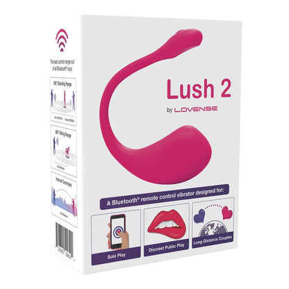Lovense - Lush Gen 2 Vibrator Peluru Telur Silikon Kawalan Aplikasi