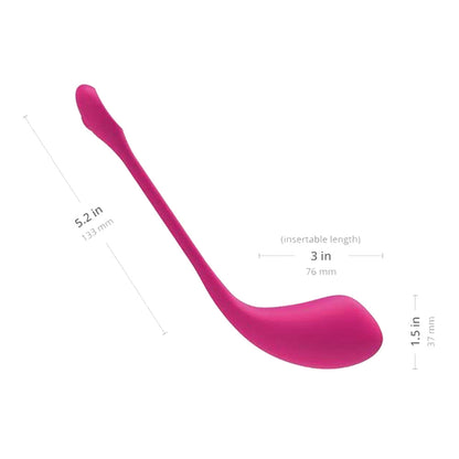 Lovense - Lush Gen 2 Vibrator Peluru Telur Silikon Kawalan Aplikasi