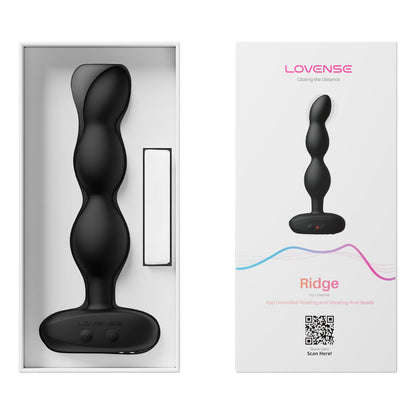 Lovense - Ridge Biji-Biji Anal Bergetar dan Berputar Kawalan Aplikasi