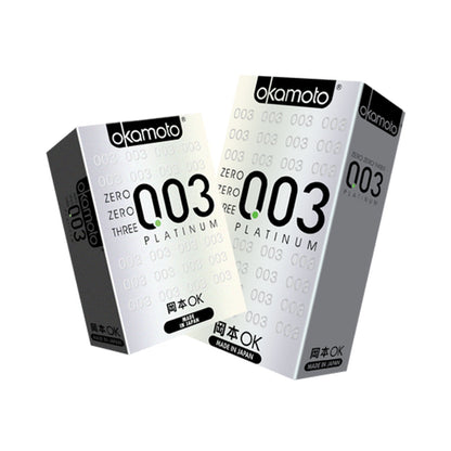 Kondom Okamoto - 003 Zero Zero Three Platinum Kotak 4