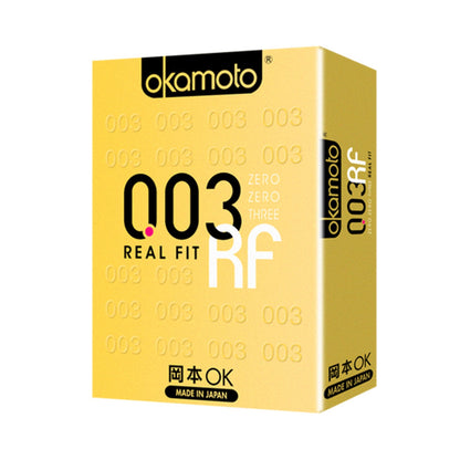 Okamoto 003 Real Fit – Kondom Bentuk Semulajadi Nipis Ultra (4 Pek)