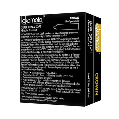 Okamoto - Kondom Crown Kotak 3